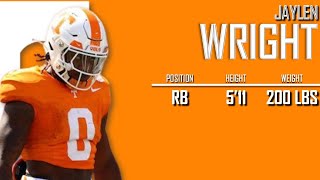 Jaylen Wright | #𝟘 | Tennessee Volunteers Running Back