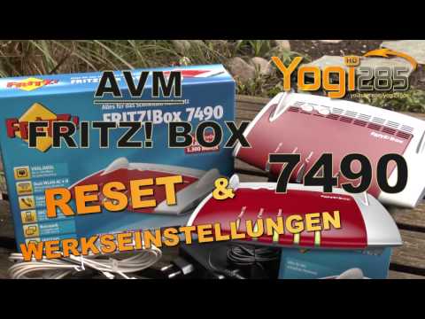 AVM FRITZ! Box 7490: Reset durchführen / Werkseinstellungen laden (auch für andere Modelle)