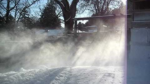 Making Snow at Home - snowathome SG7