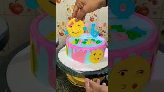 स्माइल केक कैसे बनाएं ?☺️shortsfeed trendingshorts birthdaycake shortsviral reelsinstagram