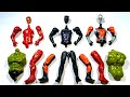 Hulk smash black panther iron-man Ant-Man assemble toys video