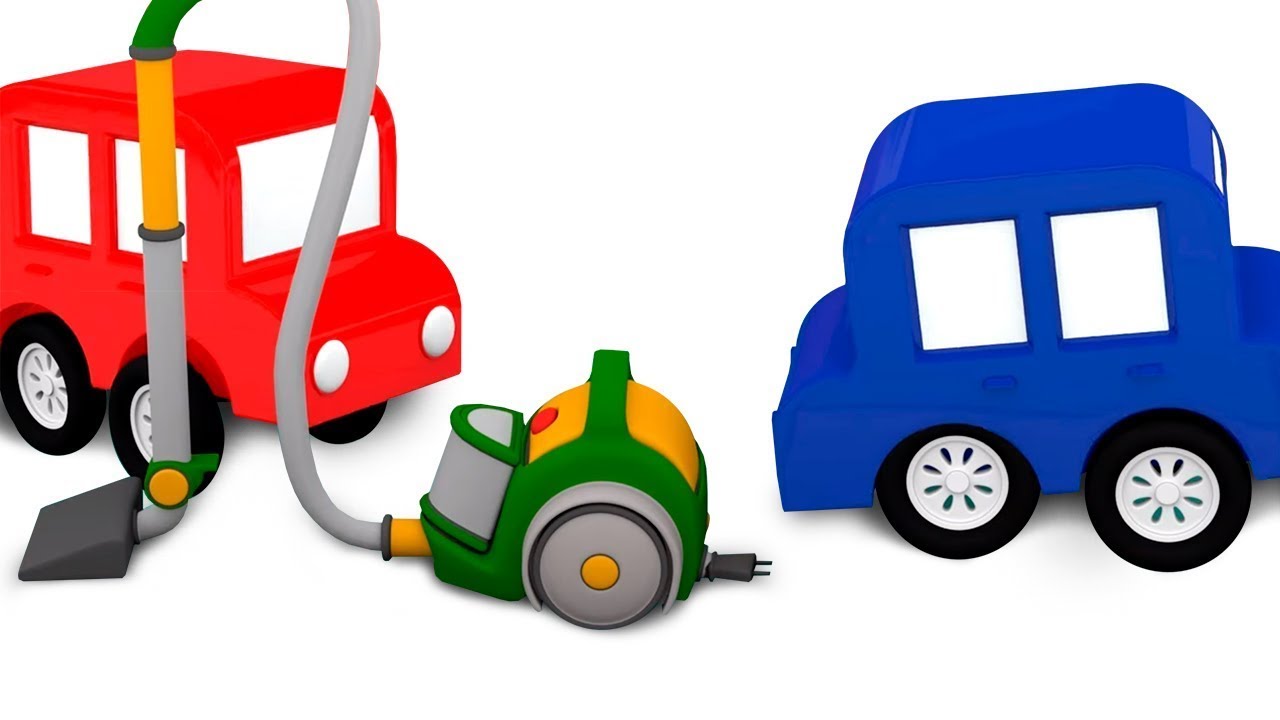Die 4 Kleinen Autos Bauen Einen Staubsauger Lehrreicher Cartoon Auf Deutsch Youtube