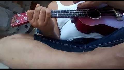 Trouble is a friends (cover ukulele)