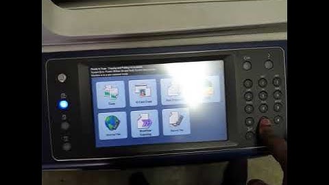 How to change" non customer mode" in work centre 7556/7535