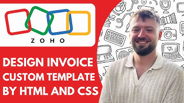 How To Design Zoho Books Invoice Custom Template by Html And Css - 2025 (fast & Easy)
