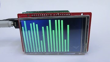 Arduino UNO with MSGEQ7 on a LCD