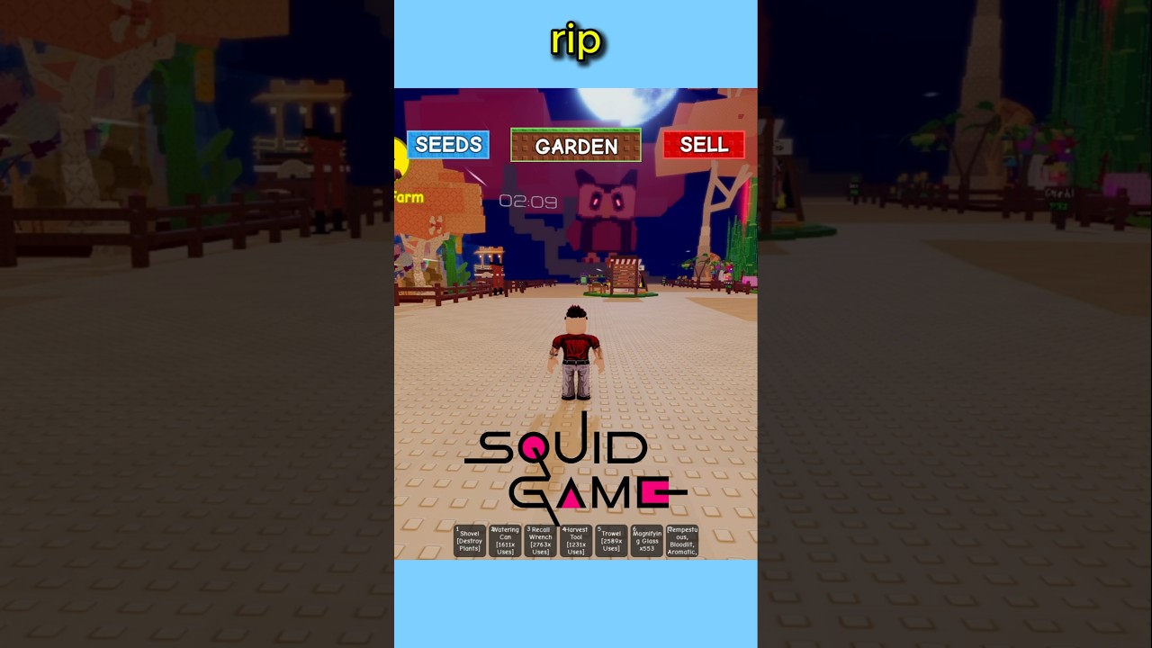 Squid Games in Grow a Garden?! 🚨 | Beanstalk Update