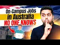 On campus jobs in australia that you dont know about