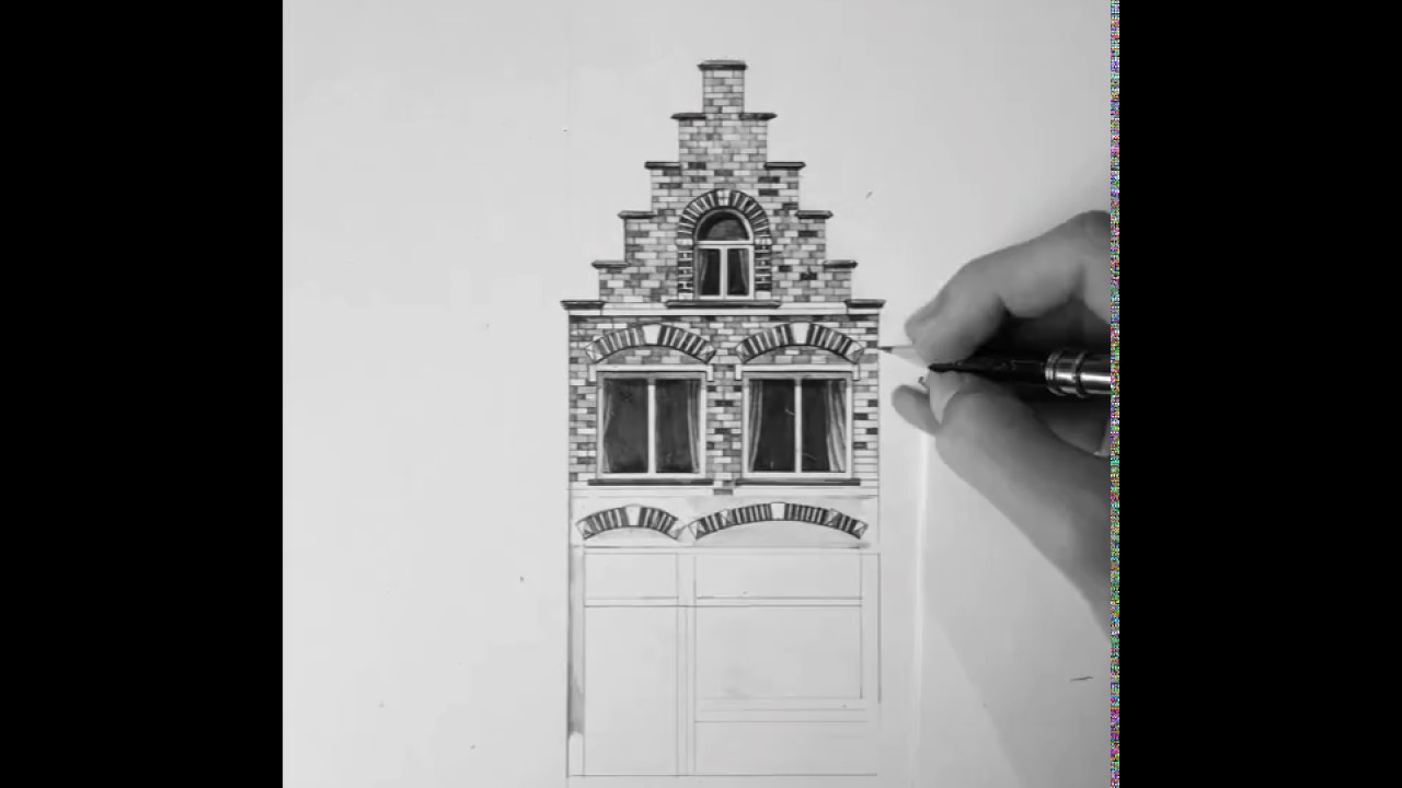How to Draw Architecture - Video 1 - YouTube