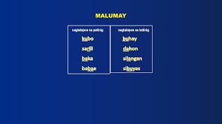 Uri ng Diin, Malumay, Katangian, Halimbawa