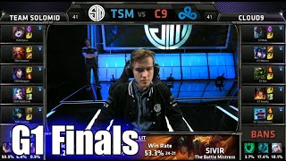 TSM vs Cloud 9 | Game 1 Grand Finals S5 NA LCS Spring 2015 playoffs | Team Solomid TSM vs C9 G1