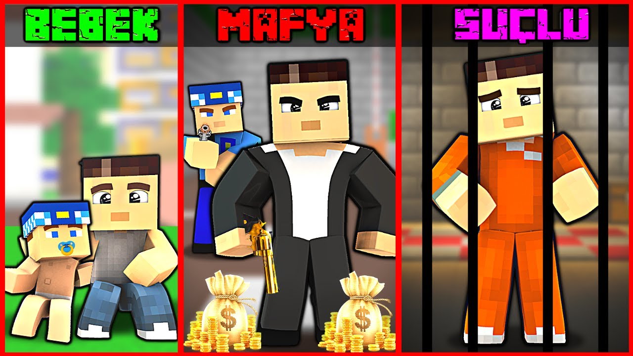 MAFYA KEMAL VS KEREM KOMİSERİN HAYATI! 😱 -Minecraft