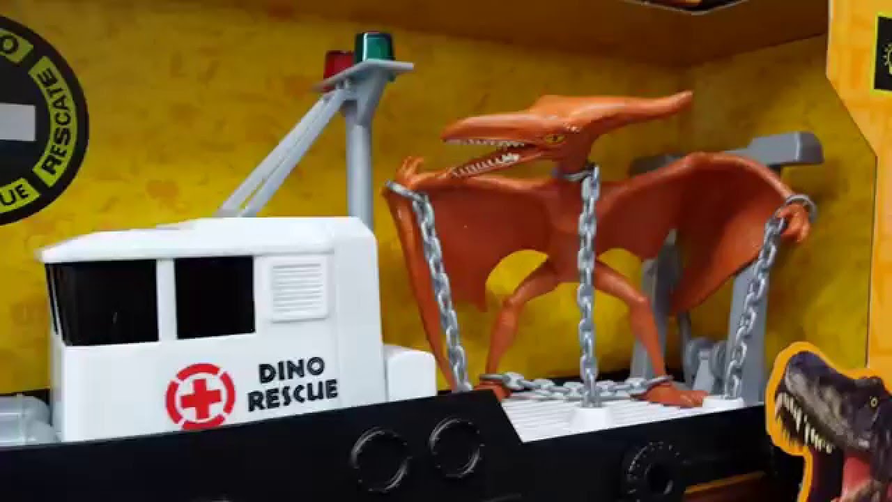 Freaky Funny Toy Animal Pterodactyl Transport Boat Playset