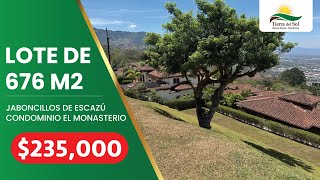 Lote de 676 m2 a la venta en condominio en Jaboncillos de Escazú Lote de 676 m2 a la venta en condominio en Jaboncillos de Escazú