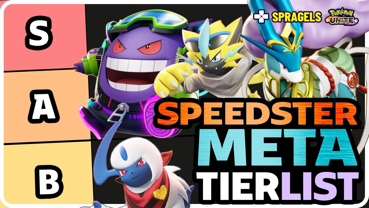 Suicune & Speedster Meta Pokemon Unite TIER LIST - YouTube