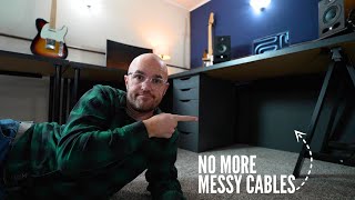 Celebrity 90 Second Cable Management Hack that Works for Any Office Net Worth
