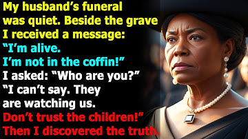At my husband’s funeral I got a message: “I am still alive, trust no one!”