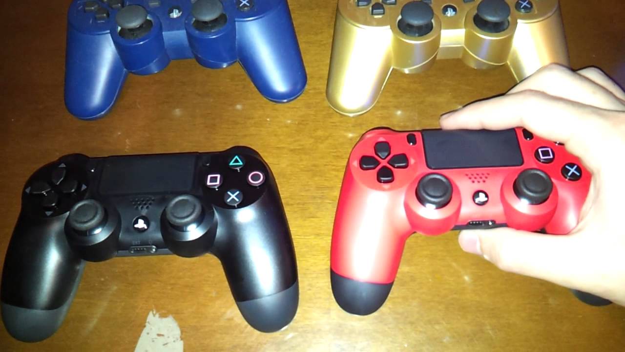 Comparativa mando PS3 vs PS4 - YouTube