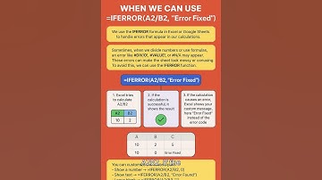 ⚡ STOP EXCEL ERRORS INSTANTLY! ✅ | Excel Tips & Tricks 📊 #⃣ #excel #excelformula