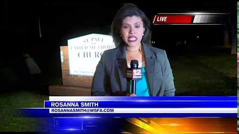 Reporter Rosanna Smith's Breaking News Live Shot