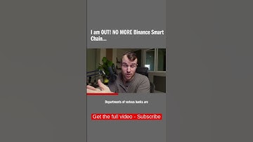 I am OUT! NO MORE Binance Smart Chain...