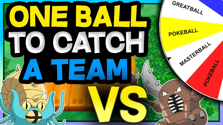 One Pokeball to Catch a Team of Pokemon...THEN WE FIGHT!