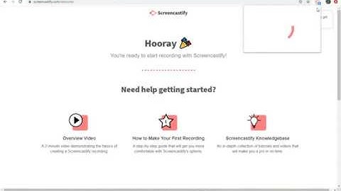 Screencastify - 2 - video opnemen