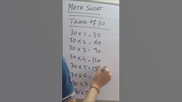 Table of 30 Tricks 🔥 | Math Hack 😍 | #maths