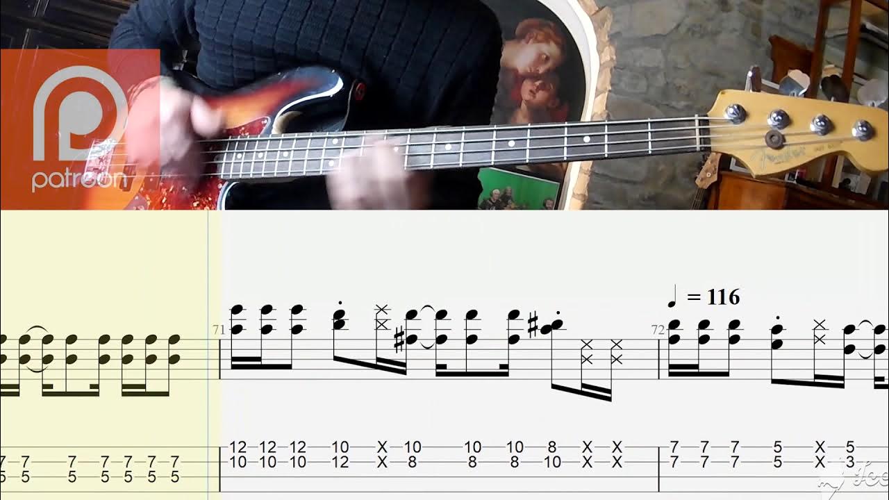 Jethro Tull - Bourée BASS COVER + PLAY ALONG TAB + SCORE Jethro Tull - Bourée BASS COVER + PLAY ALONG TAB + SCORE