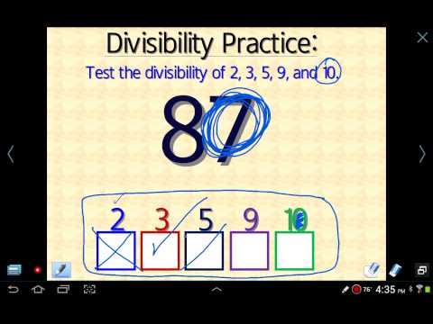 Divisibility Rules