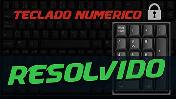 Como fazer funcionar os números do teclado do notebook?