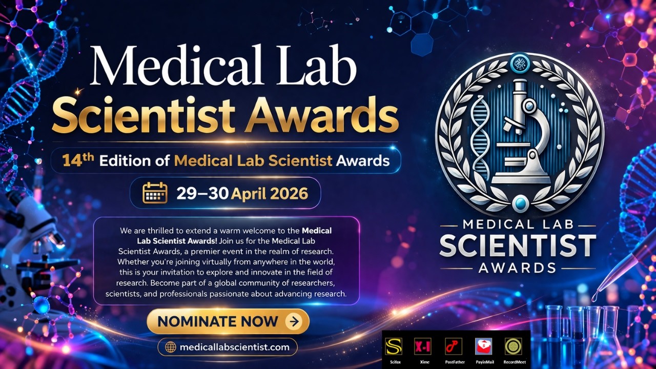 14th Edition of Medical Lab Scientist Awards | 29–30 April  2026 | Global Recognition Round