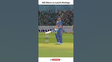 𝗠𝗦 𝗗𝗵𝗼𝗻𝗶 𝘃𝘀 𝗟𝗮𝘀𝗶𝘁𝗵 𝗠𝗮𝗹𝗶𝗻𝗴𝗮 😱 𝗥𝗲𝗮𝗹 𝗖𝗿𝗶𝗰𝗸𝗲𝘁 𝟮𝟮 #shorts