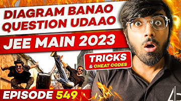 Diagram Banao Question Udaao🔥| JEE Main 2023 | Tricks & Cheat Codes #549 | #tricksandcheatcodes #jee