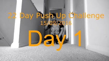Day 1 - 22 Push Up Challenge - Raise Awareness For Combat Veterans