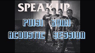 Video thumbnail of "Speak Up - Puisi Bumi ( Live at Republika TV )"