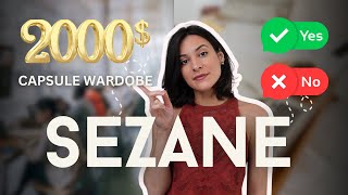 If I had $2000 to spend on Sezane, I would buy this, NOT THAT! Sezane Capsule Wardrobe