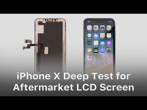 Diferencia entre pantalla original y genérica iPhone X 