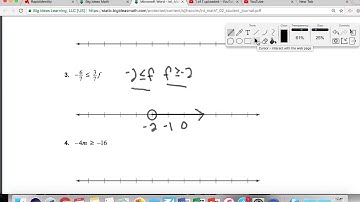 2.3 Solving Inequalities Using Multiplication or Division