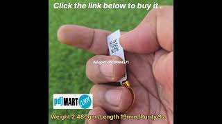 916 BIS hallmark gold pendant Sun