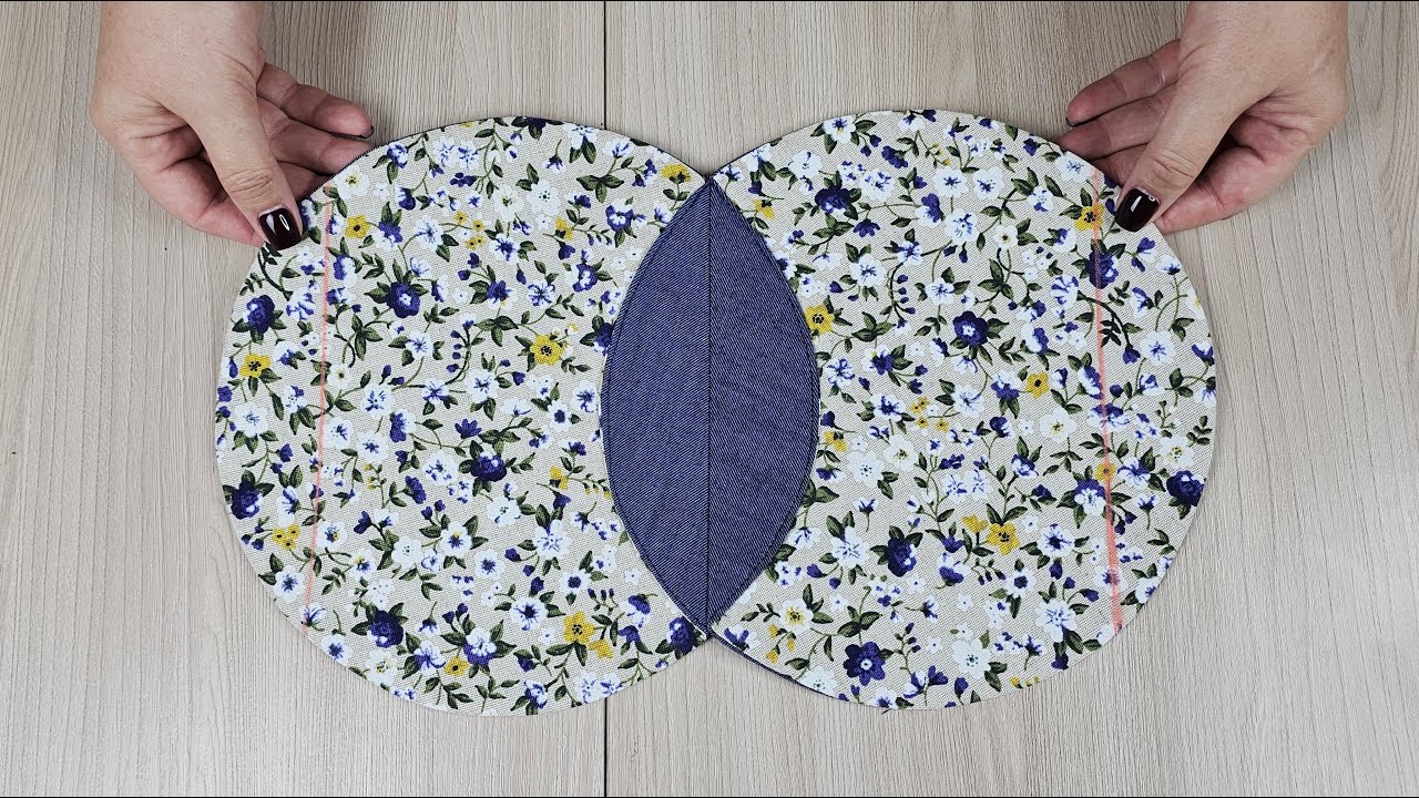 👜 Сшить Милую Сумку из Двух Кругов — Просто, Стильно, Оригинально!