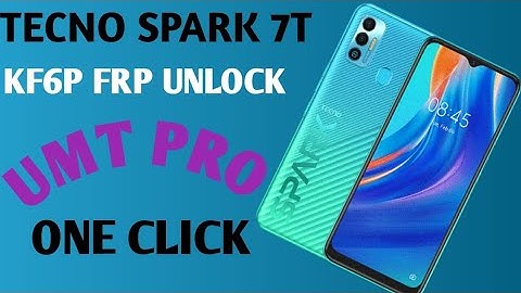 Tecno Spark 7T KF6P (MTK6765) FRP unlock UMT PRO one click /100%warking