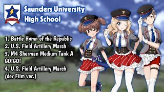 【Girls und Panzer】All Saunders University High School's Theme Soundtracks