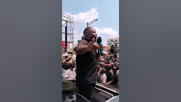 George Natembeya's speech after being released from custody
