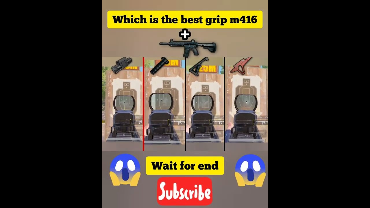 Which Is The Best Grip For M416 Hell Full Tips And Tricks Guide Totorial Shorts Bgmi Short