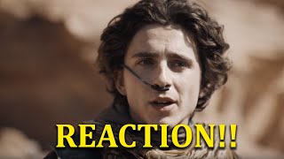 Dune Part 2 FULL Trailer Live Reaction! (Quinn's Ideas)