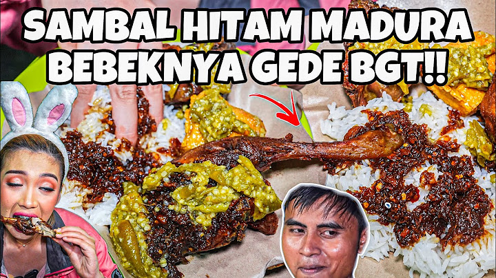 BERDOSA! BUMBUNYA AJA SAMA NASI UDAH NIKMAT! BEBEK RAKSASA MADURA ANTI MAINSTREAM! TIAP MALEM RAME!