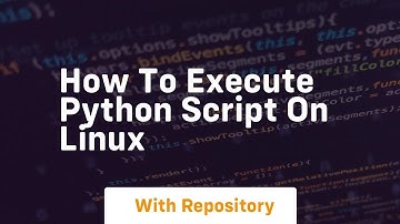 how to execute python script on linux