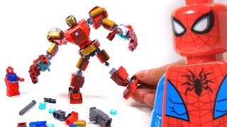Lego Speed Build Iron Man Mech Suit