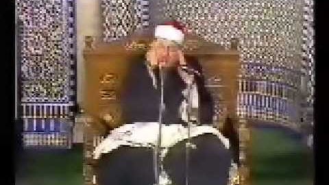 محمود علي البنا ـ سورة الانفطار فيديو من مسجد الحسين